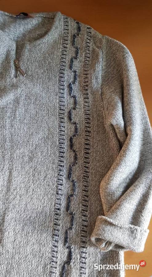 XL bluza sweter zasuwany oversize grafitowy Kielce