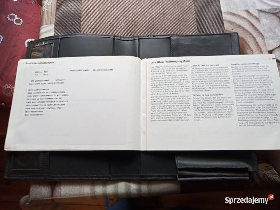 Eti i książla serwisowa do BMW 320i Gdynia