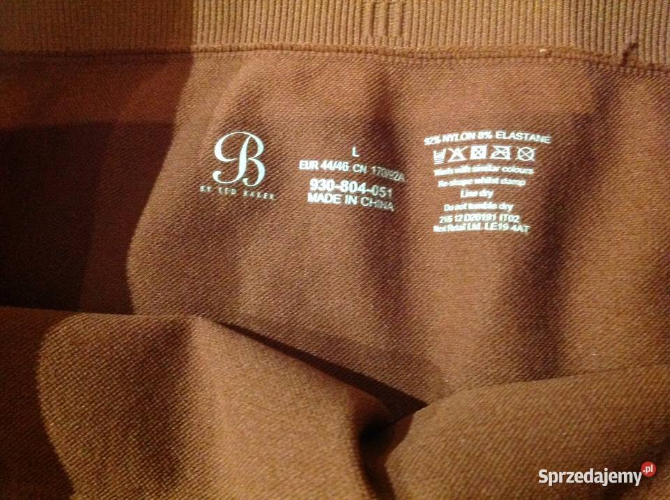 Brązowe Legginsy Damskie Ted Baker L Rozmiar 40(L) Pozostałe Nowa Sól