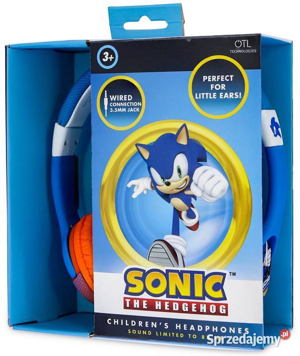 Jeż Sonic The Hedgehog Słuchawki Przewodowe Mogilany