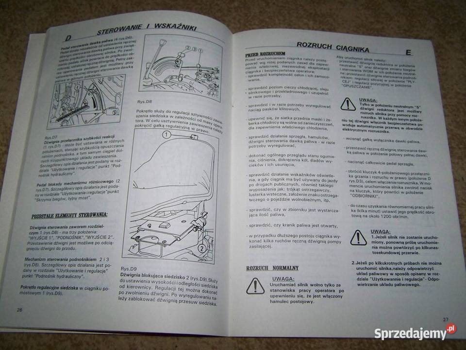 instrukcja obsługi Ursus 28023502 1995 lubelskie Lublin