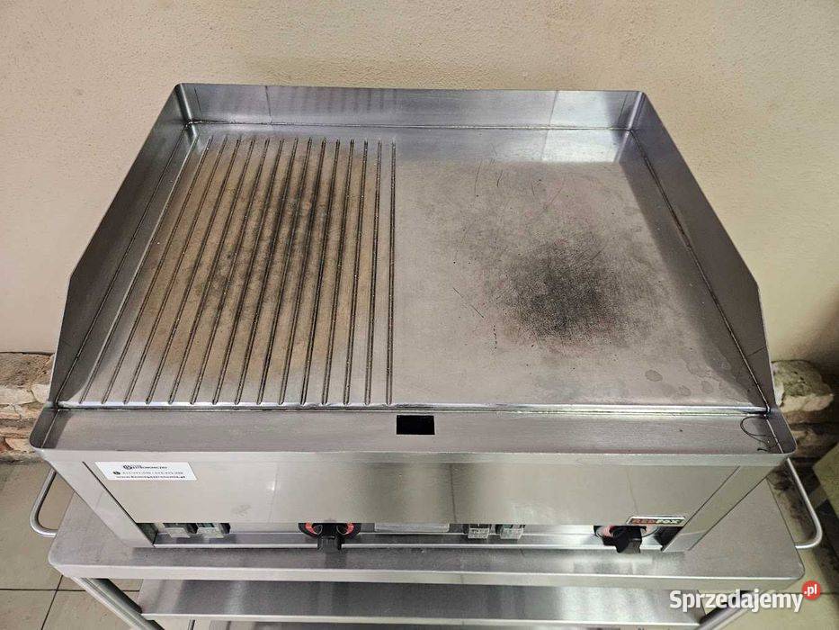 Płyta grillowa elektryczna ze stali nierdzewnej