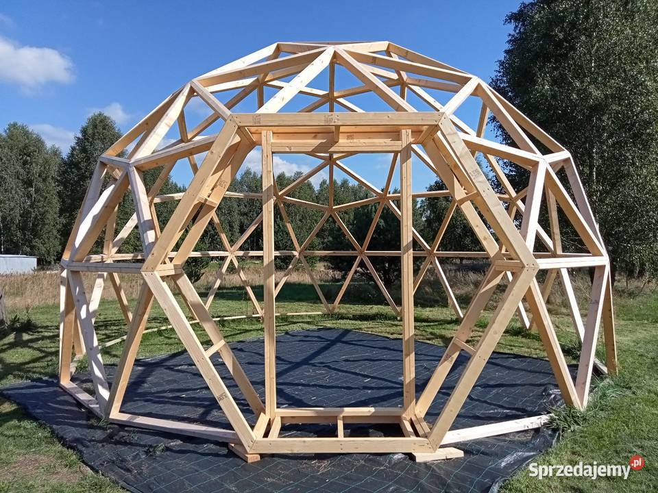 Kopuła geodezyjna 35m2 Konstrukcja pod glamping