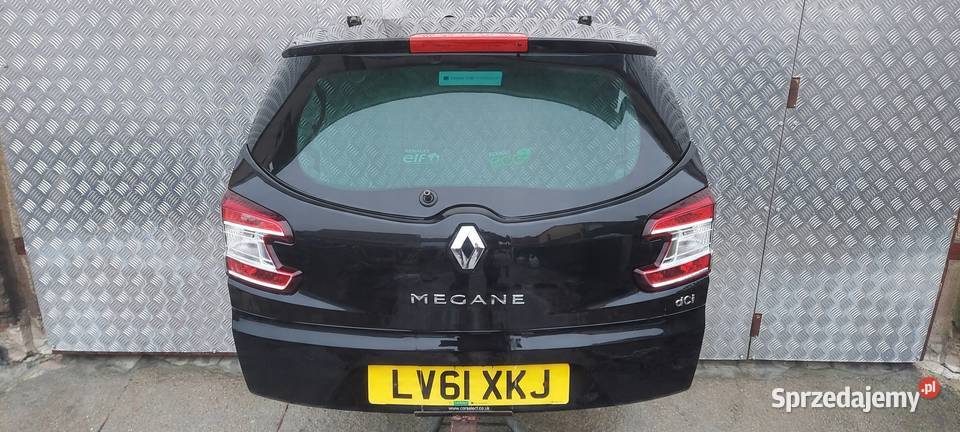 TYLNA KLAPA KOMPLETNA RENAULT MEGANE KOMBI LAK Międzychód