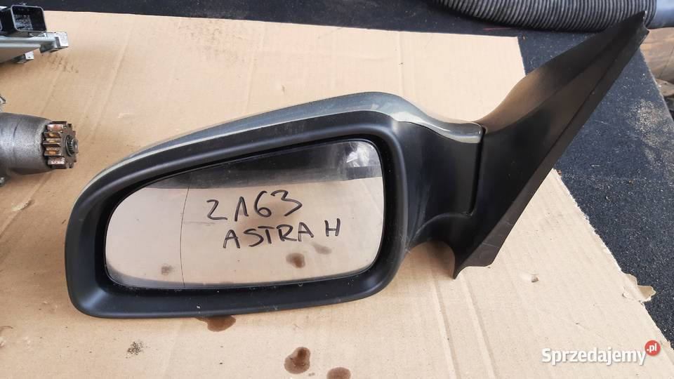 lusterko lewe zewnętrzne Opel Astra H 5PIN lak sprzedam