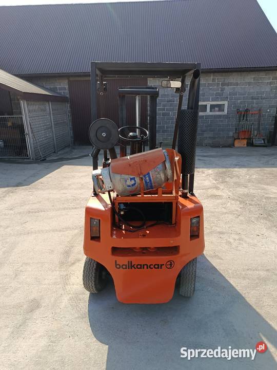 Wózek widłowy balkancar LPG gaz Charsznica