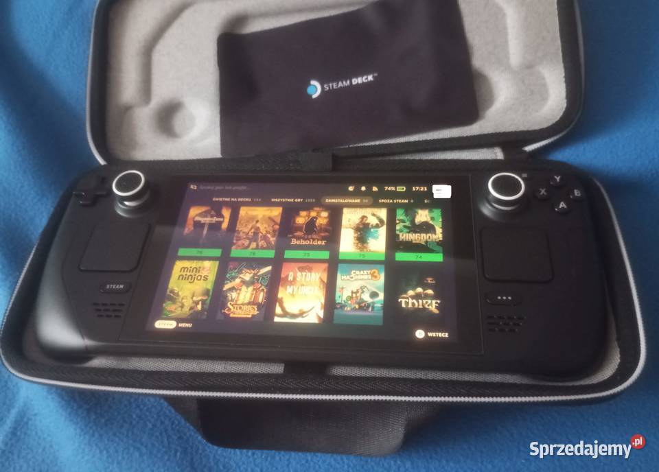 Steam Deck Konsola 512 GB LCD Komplet Radom