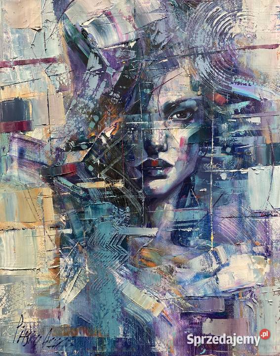 Pitsko Giennadij 50x40 Nimfa obraz olejny Rumia