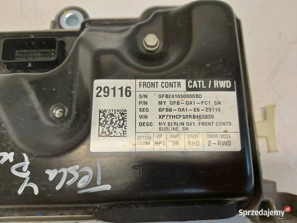 TESLA MODEL Y 2024r MODUŁ STEROWNIK KOMFORTU