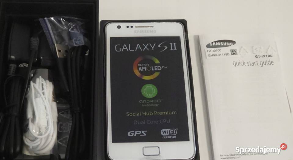 Nowy Smartfon Samsung Galaxy S2 GTi9100 Czarny