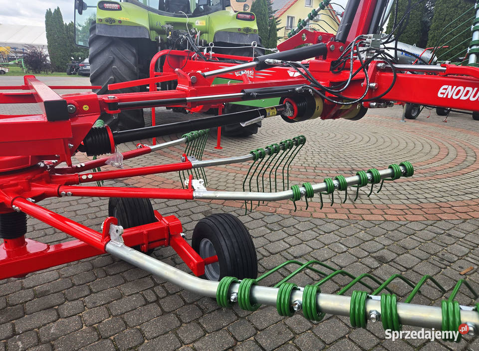 Zgrabiarka ENOROSSI ENODUO 780 dwukaruzelowa nieuszkodzony Korytki