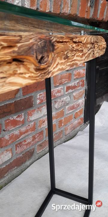 Konsola do przedpokoju i salonu stare drewno Kamieńczyk