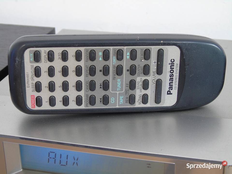 Wieża Panasonic SAPM20 pilot kolumny CD AUX podkarpackie Jasło