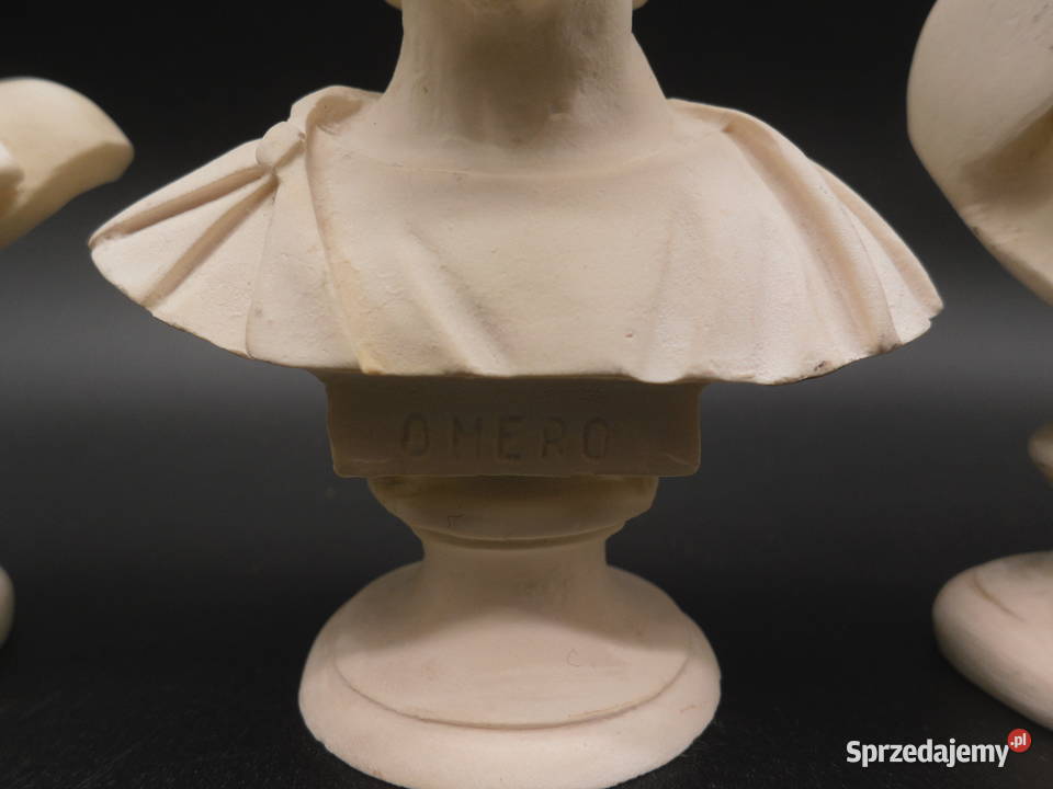 Zestaw czterech klasycznych popiersi wielkopolskie Raszków