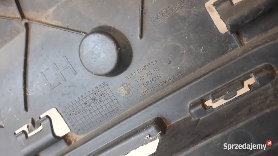 BMW 6 G32 ŚLIZG ZDERZAKA LEWY PRZÓD 8069713 Zatom Stary