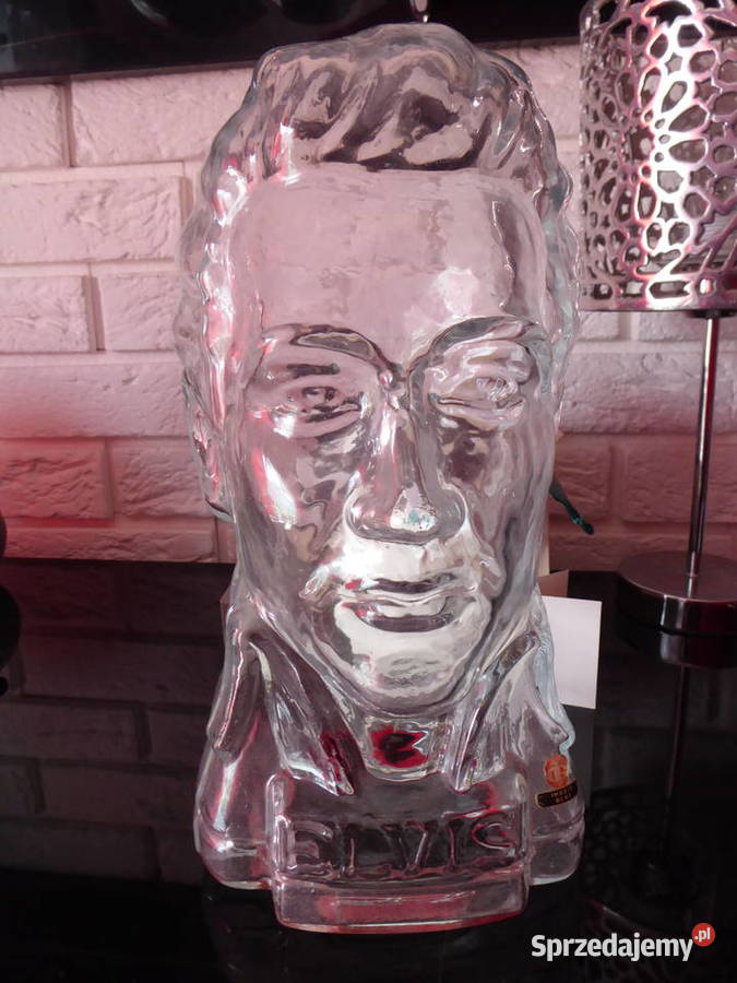 Elvis Presley szklana głowa popiersie Koszalin