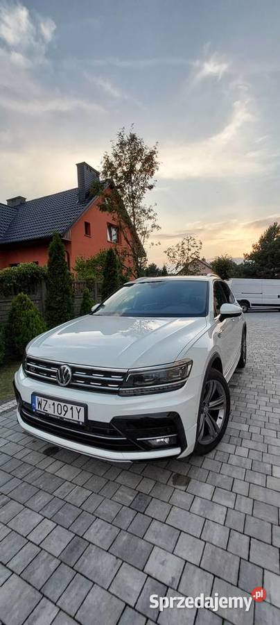 Volkswagen Tiguan RLine 2019r 190 diesel automatyczna świętokrzyskie