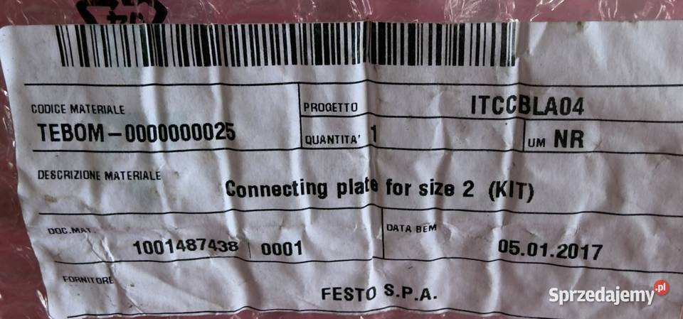 Moduł pneumatyczny Festo VMPA2FBEMG4 537984 Pozostałe sprzedam