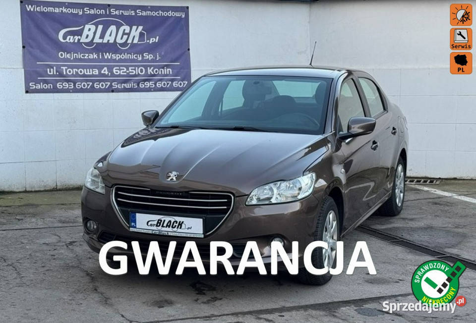 Peugeot 301 Salon Polska Pisemna Gwarancja 12 immobilizer 301 Konin