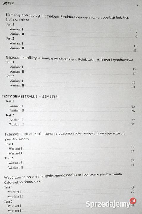Geografia 2 Testy sprawdzające Krzysztof Pozostałe Chełm