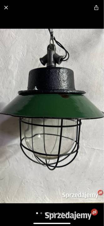 Lampa industrialna C11 odrestaurowana Gliwice