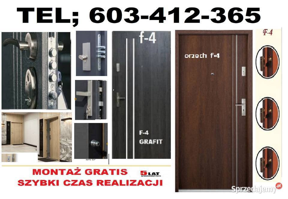 drzwi wejściowe zewnętrzne do mieszkania w bloku sprzedam