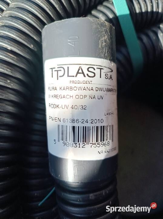 Rura Arot Peszel RODKUV 4032 50m Czarny UV PV Poznań