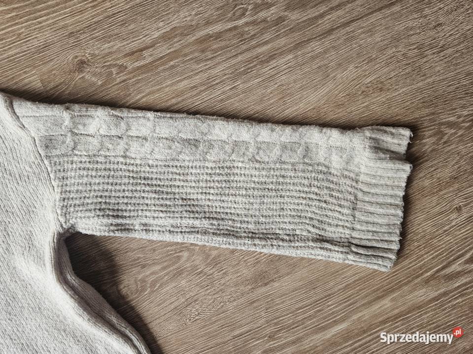 Sweter z golfem brązowy/beżowy warmińsko-mazurskie Działdowo sprzedam