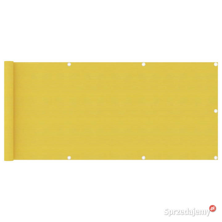 Parawan balkonowy żółty 75x400 HDPE WM310993 mazowieckie Warszawa