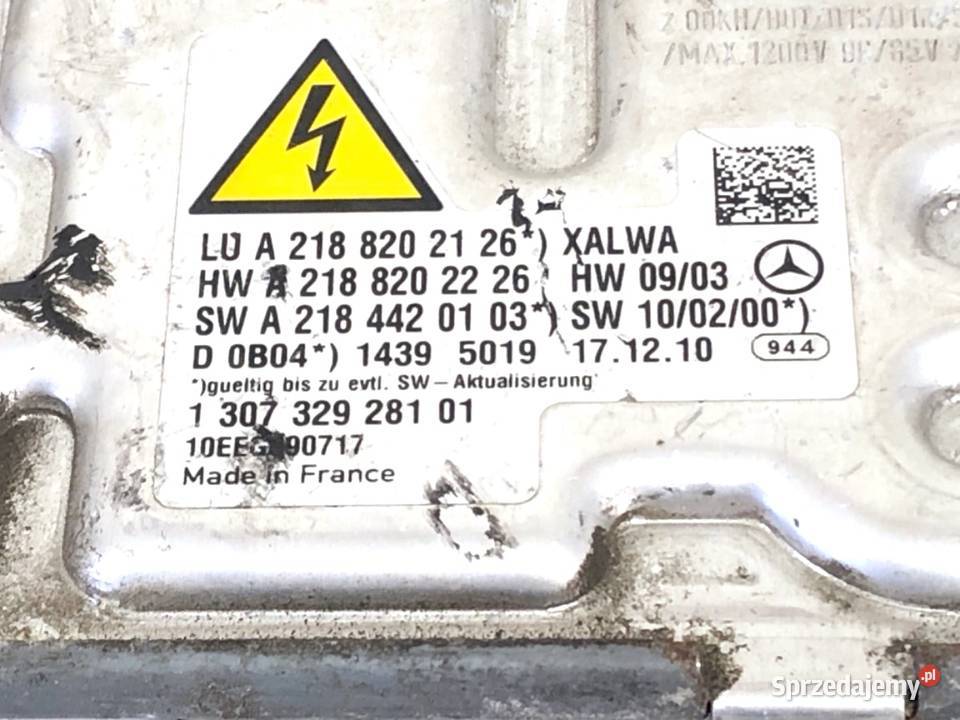 PRZETWORNICA XENON MERCEDES C218 A2188202126