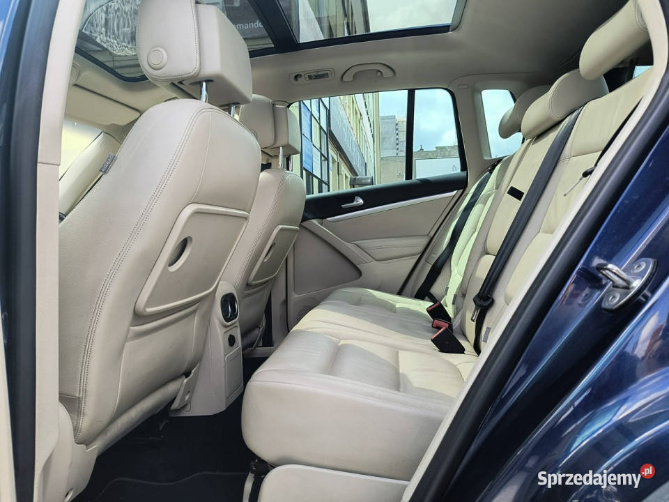 Volkswagen Tiguan Nawigacja Grzane Fotele niebieski kujawsko-pomorskie Bydgoszcz