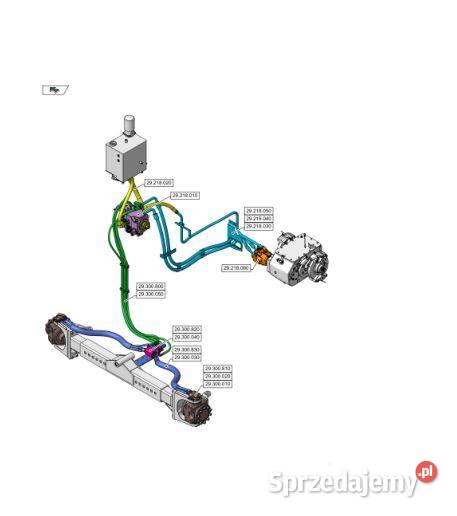 Holland CX580 katalog części kombajn motoryzacja, transport Poradniki, albumy i reportaże