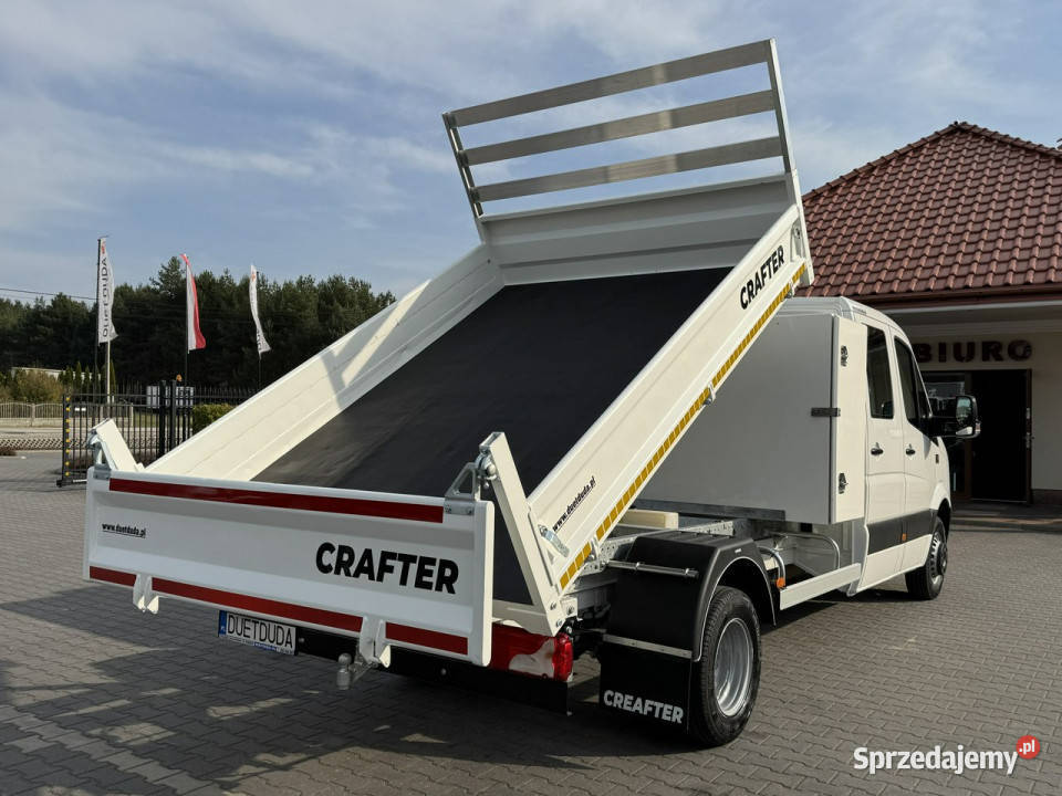 Volkswagen Crafter 6 Osób Brygadówka DOKA wspomaganie kierownicy Volkswagen Widełki