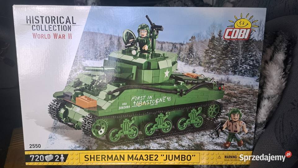 Klocki Cobi Sherman M4A3E2 mazowieckie Okuniew