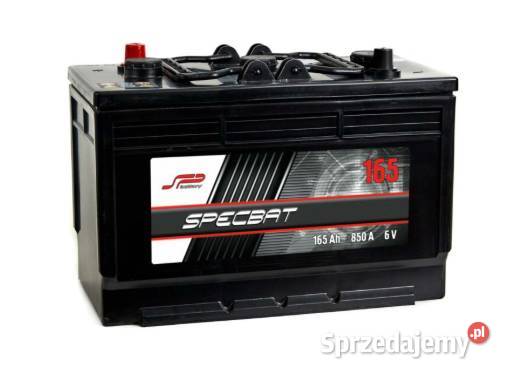 Akumulator 6V 165Ah 850A EN Specbat Agro lewy pomorskie Kościerzyna