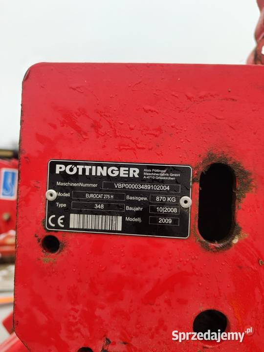 Kosiarka pottinger 275H ładny stan Godzieszów