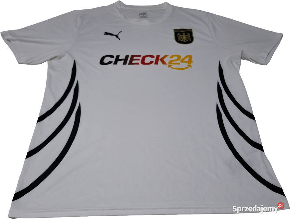 Koszulka męska sportowa Tshirt biała L Niemcy sprzedam