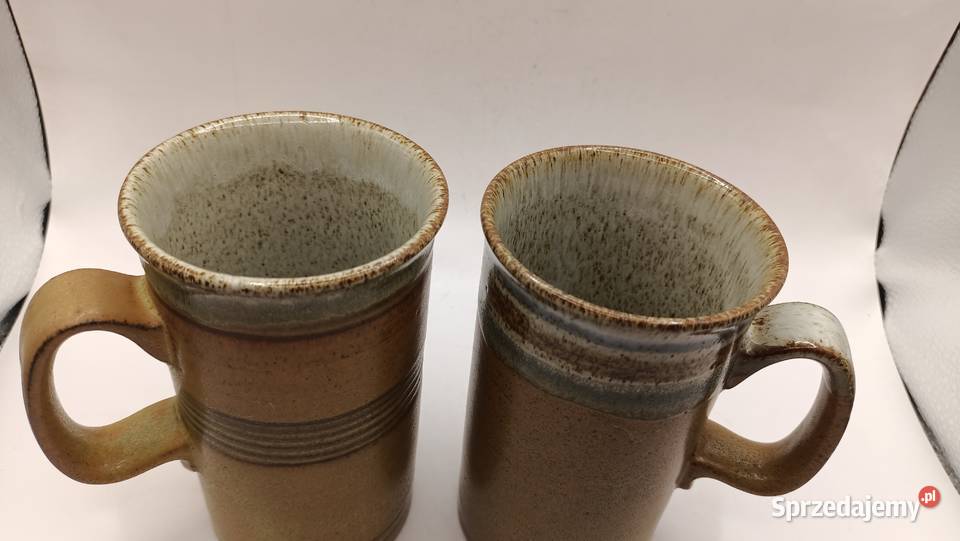 Dwa kubki do herbaty rustykalne Scotland Zamość