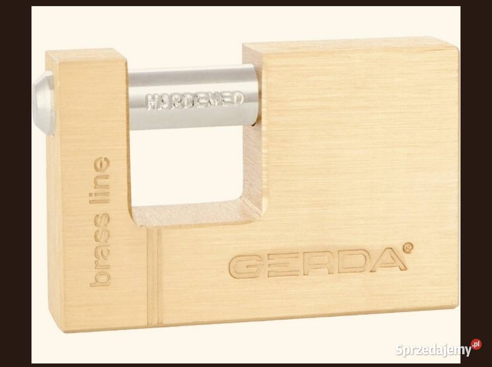 Kłódka mosiężna trzpieniowa GERDA BRASS LINE KMT Grupa