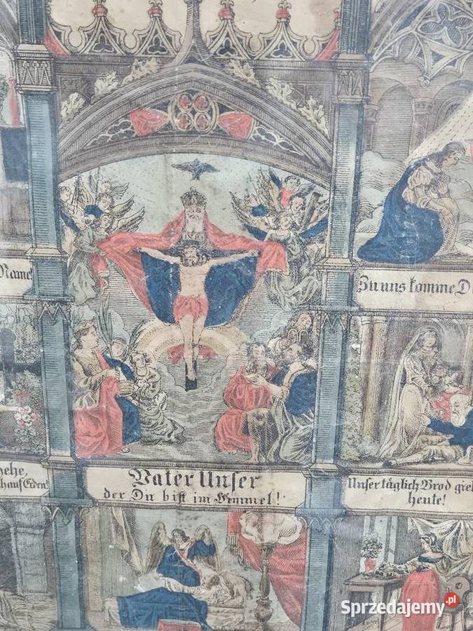 Dawna rycina religijna Poddębice
