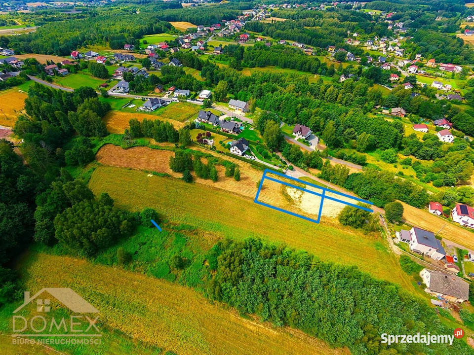 Grunt Mszana 1072m2 budowlana