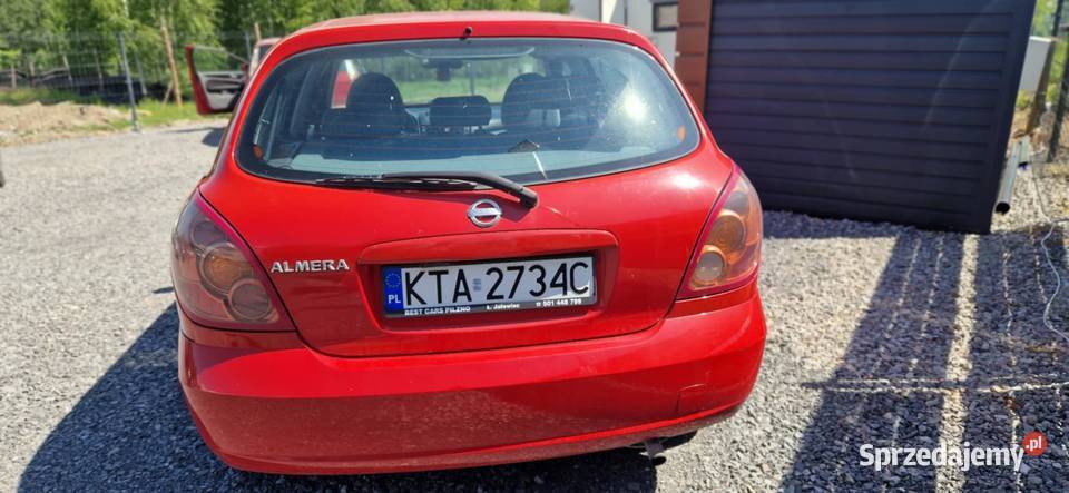 NISSAN ALMERA N16 15 BENZYNA 2006 R 192000km Tarnów