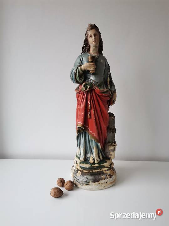 Stara unikatowa przedwojenna gipsowa figurka śląskie