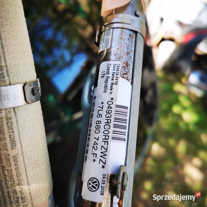 Kurtyna poduszka airbag VW TOUAREG 7L6880741F Jaworzno