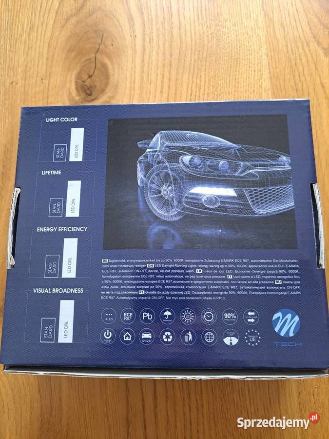 lampy do jazdy dziennej Mtechnicznym led drl Wieliczka