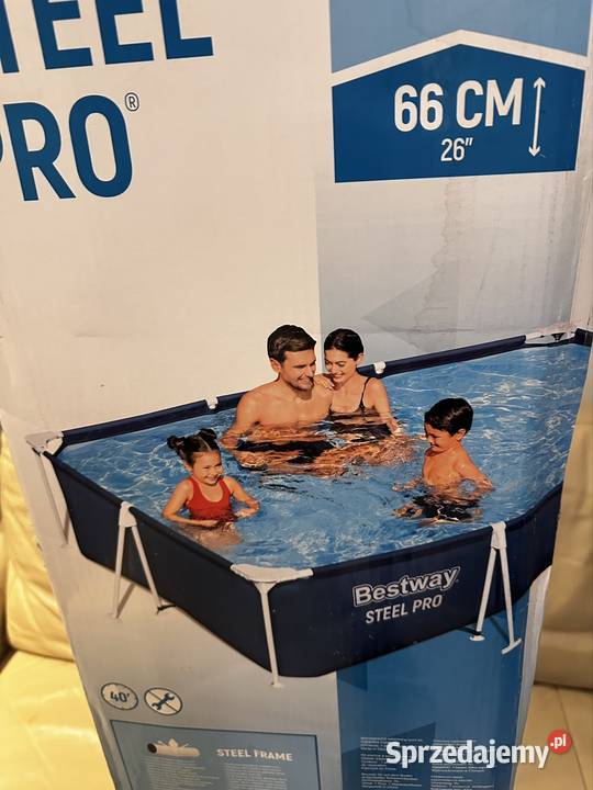 Basen stelażowy Bestway Steel Pro 300x201x66 łódzkie Łódź