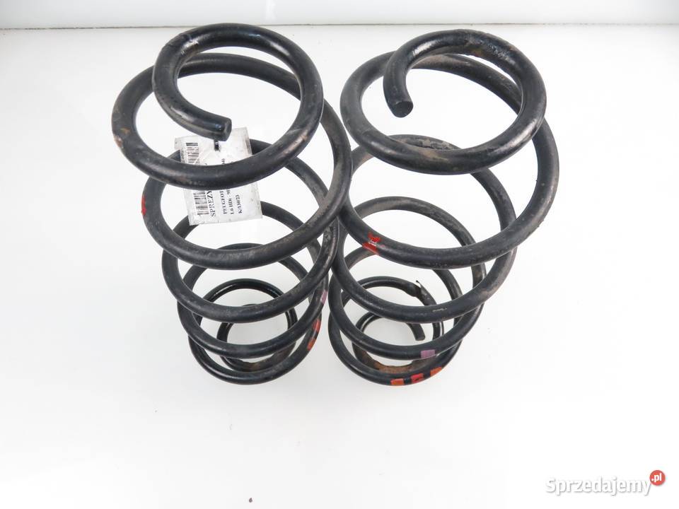 SPRĘŻYNY TYŁ PEUGEOT 207 16 HDi Sprężyny zawieszenia