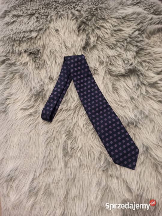 Krawat MarksSpencer krawat czarny kratka sprzedam
