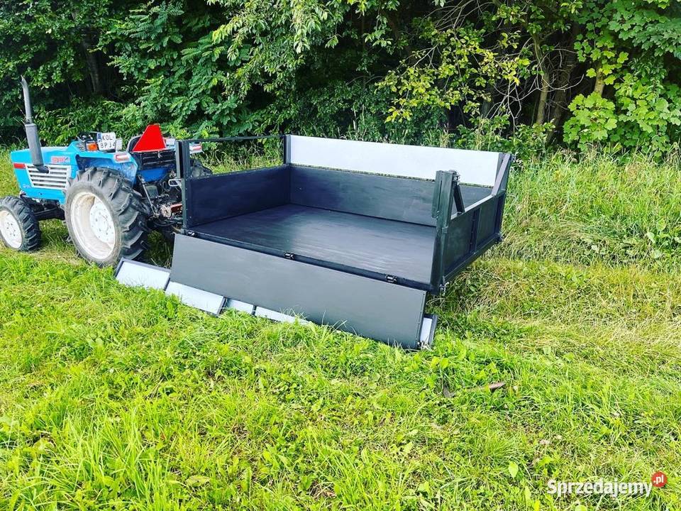 Przyczepa komunalna do mini ciągnika sadownicza małopolskie Olkusz