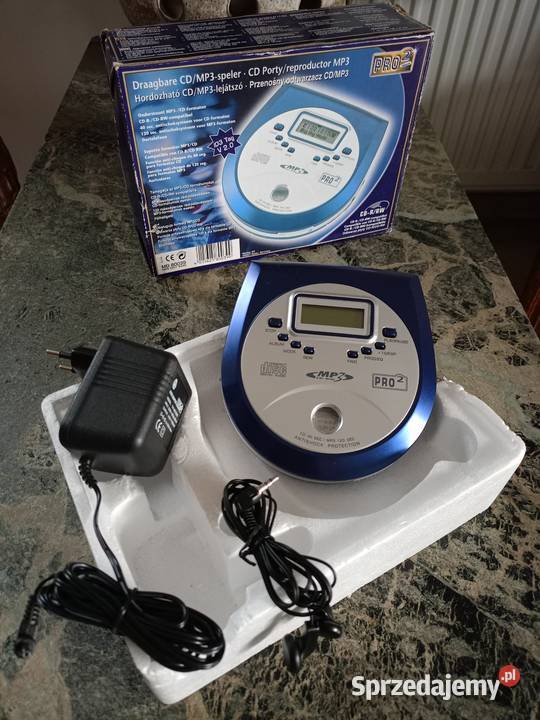Discman CD MP3 z zasilaczem Medion Germany Audio Drawski Młyn